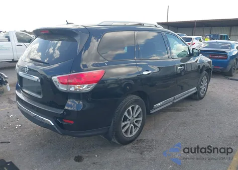 2014 Nissan Pathfinder Sl z USA, uszkodzony, nr VIN 5N1AR2MM6EC729317